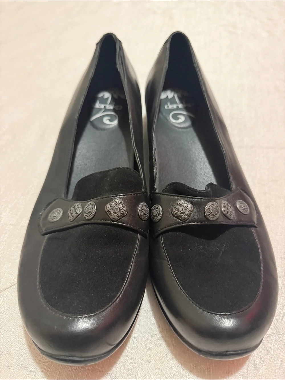 Dansko Olena Women's Black Slip-On Loafers Classic Comfort Vintage Style Size 41